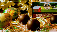 Dark Chocolate Covered Sweet Maple Truffles