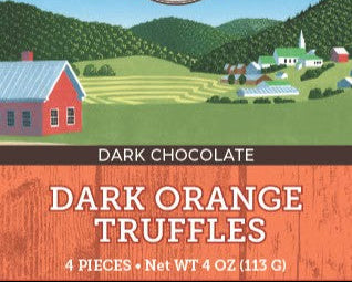 Dark Orange Truffles