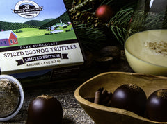 Dark Chocolate Spiced Eggnog Truffles - Limited Edition