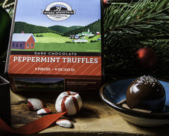 Dark Chocolate Peppermint Truffles