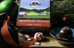 Dark Chocolate Peppermint Truffles